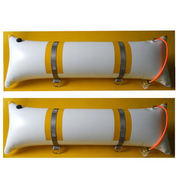 Pillow Shaped Buoyancy Inflatable Underwater Lift Bags Good Sealing