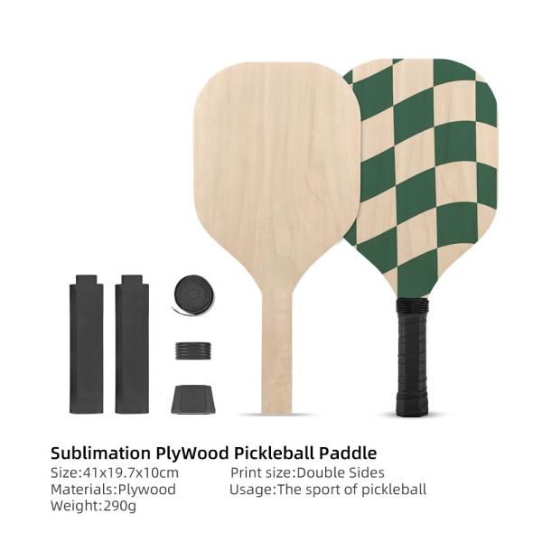 Custom Logo Double Sided Printed Plywood Pickleball Paddle Sublimation Blank Pickleball Paddles