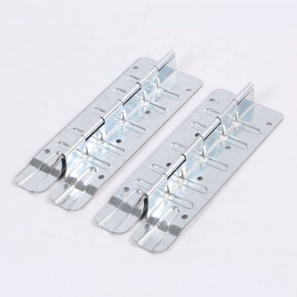220mm Length X 80mm Width Pallet Collar Hinge For Wooden Box Shipping Crate Container Galvanized Steel