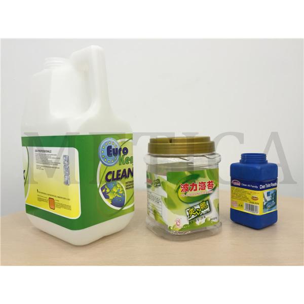 Precision Automatic Sticker Labeling Machine For Square Bottle