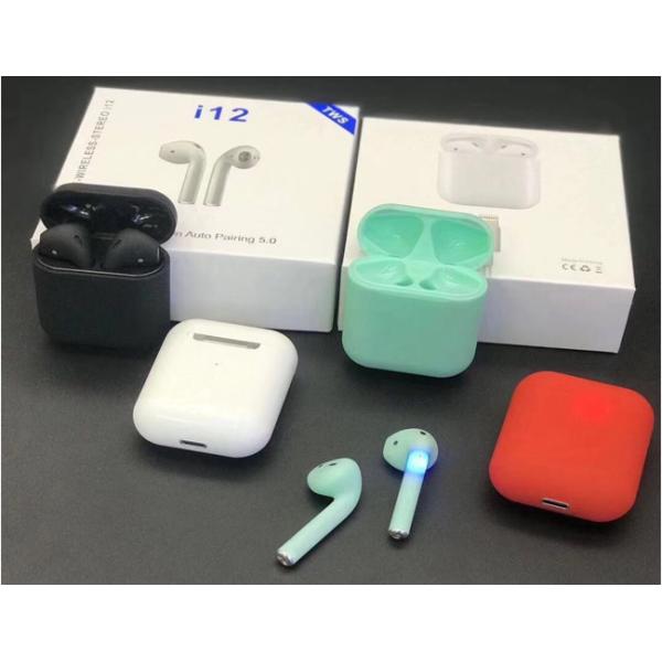 Wireless TWS Bluetooth Earphone I12 BT Earbuds 30mAh Battery With Charging Case