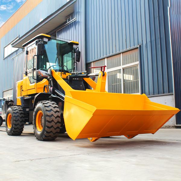 Wheel Loader 1.5ton Mini Front End Loader Bucket Loader with Log Grapple for Sale
