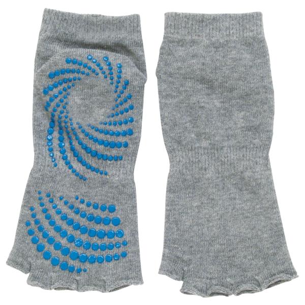 Cotton Knitted Anti Slip Yoga Socks Gymnastics Dot 5 Toe Yoga Grip Socks