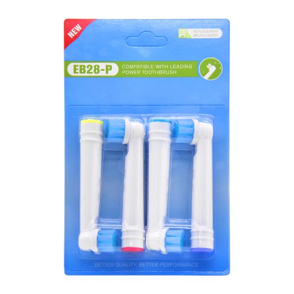 Compact Flat Bristled Sensitive Electric Toothbrush Heads For Oral B