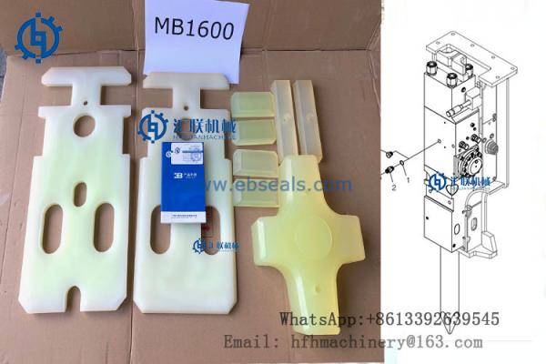Hydraulic Shock Absorber Spare Parts Breaker Rubber Pad Cushion Guide