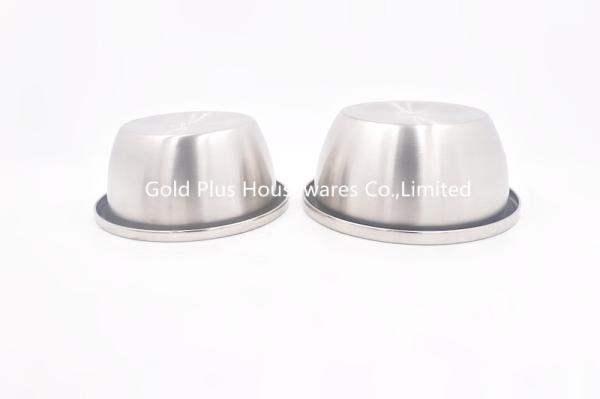 22cm  Kitchen serving basin 304 healthy stainless steel salad mixing bowl foods washing basin