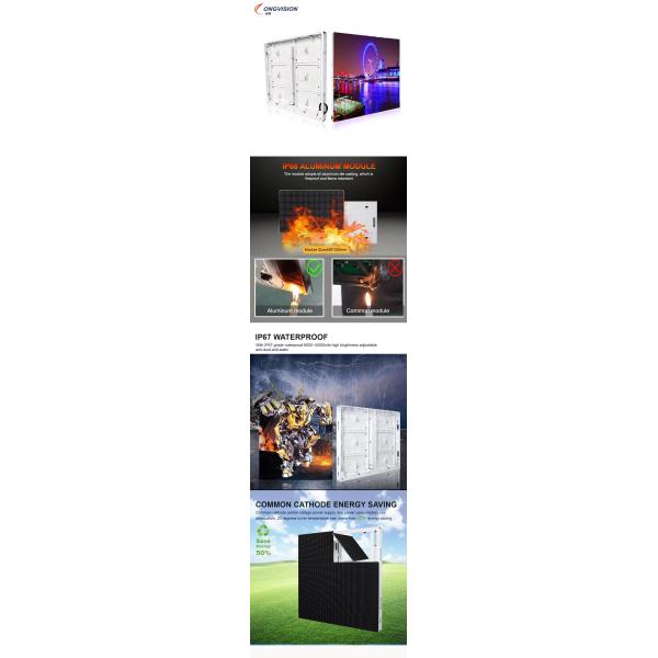 P10 IP67 960*960mm Outdoor Led Display Screen Common Cathode