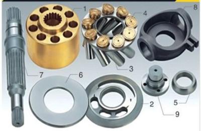 K5v200 Kawasaki Hydraulic Piston Pump Parts For Liebherr Concrete Mixer Cars