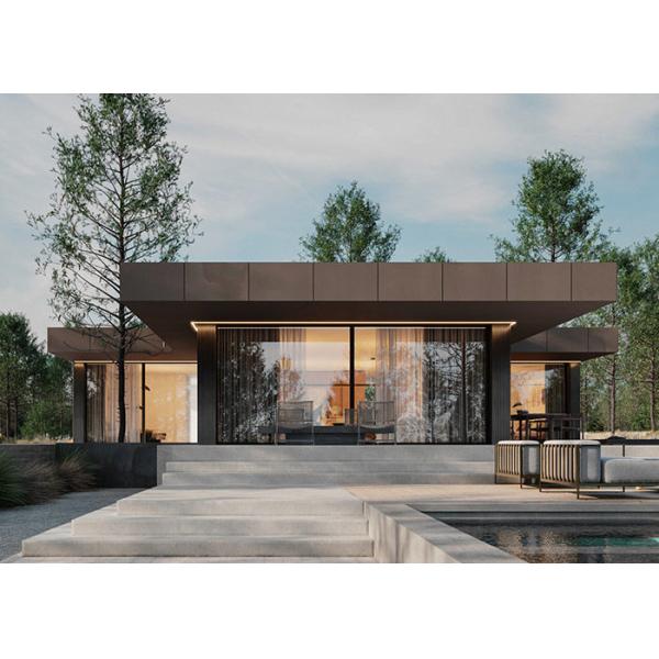 Luxury 4 Bedroom Pre Fabricated Villa Prefab House With Light Steel Frame House Ktis