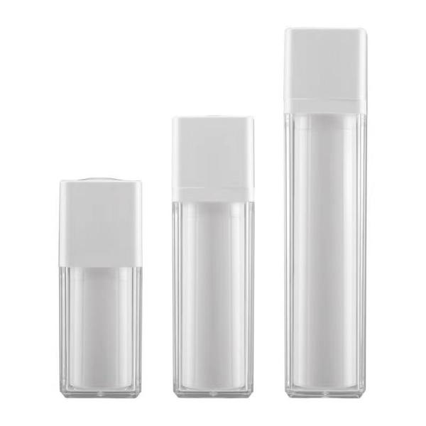 Rotating Airless Pump Bottle with Different Capacity 15ml 30ml 50ml for Superior Product Preservation