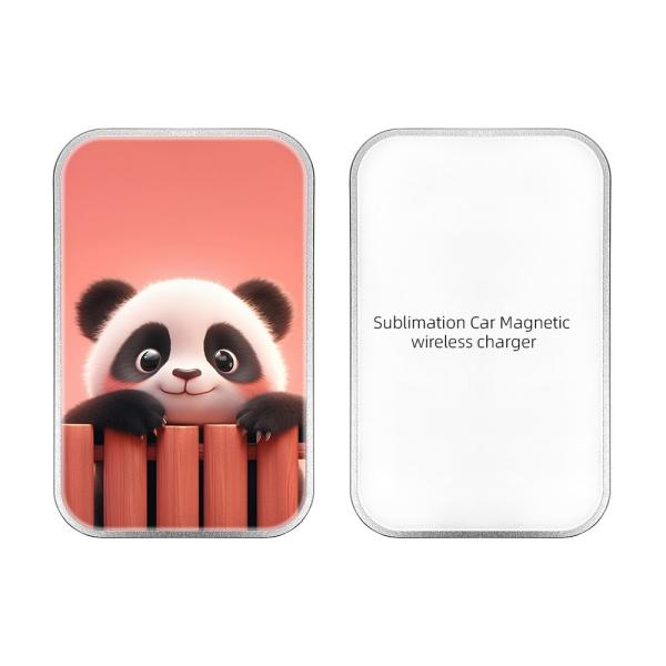 Custom Sublimation Magnetic Wireless Car Charger For IPhone