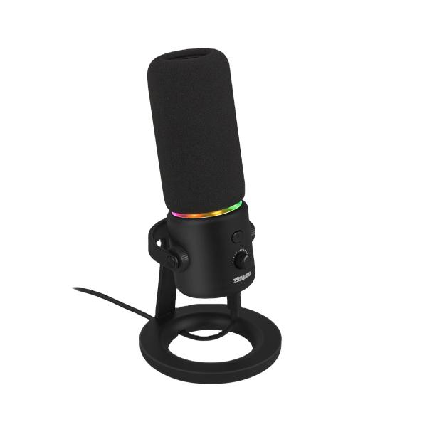 797AUDIO D502 Customizable Black/White USB Professional Gaming Microphone for PC/Desktop