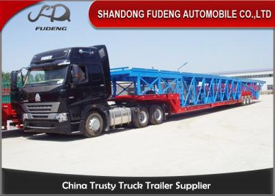 Double Axles Vehicle Transport  Trailer  Wheelbase Dimensions 10 Cars Carry