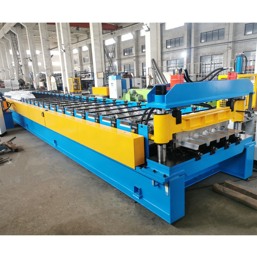 0.8-1.2mm Thickness Galvanized Steel B Type Roof Floor Deck Roll Forming Machine