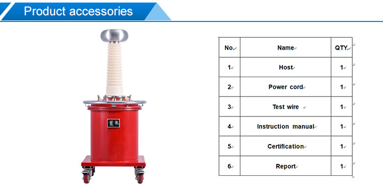 0-300kV SF6 Insulated High Voltage Test Transformer For Substation Maintenance