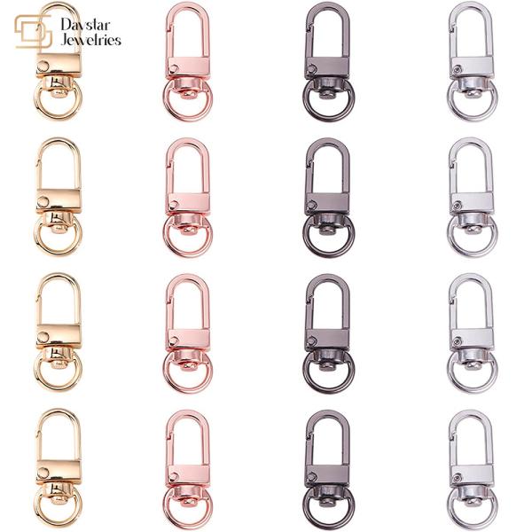 Metal Lobster Swivel Clasp , Lanyard Spring Snap Hooks For Diy Bag Keychain