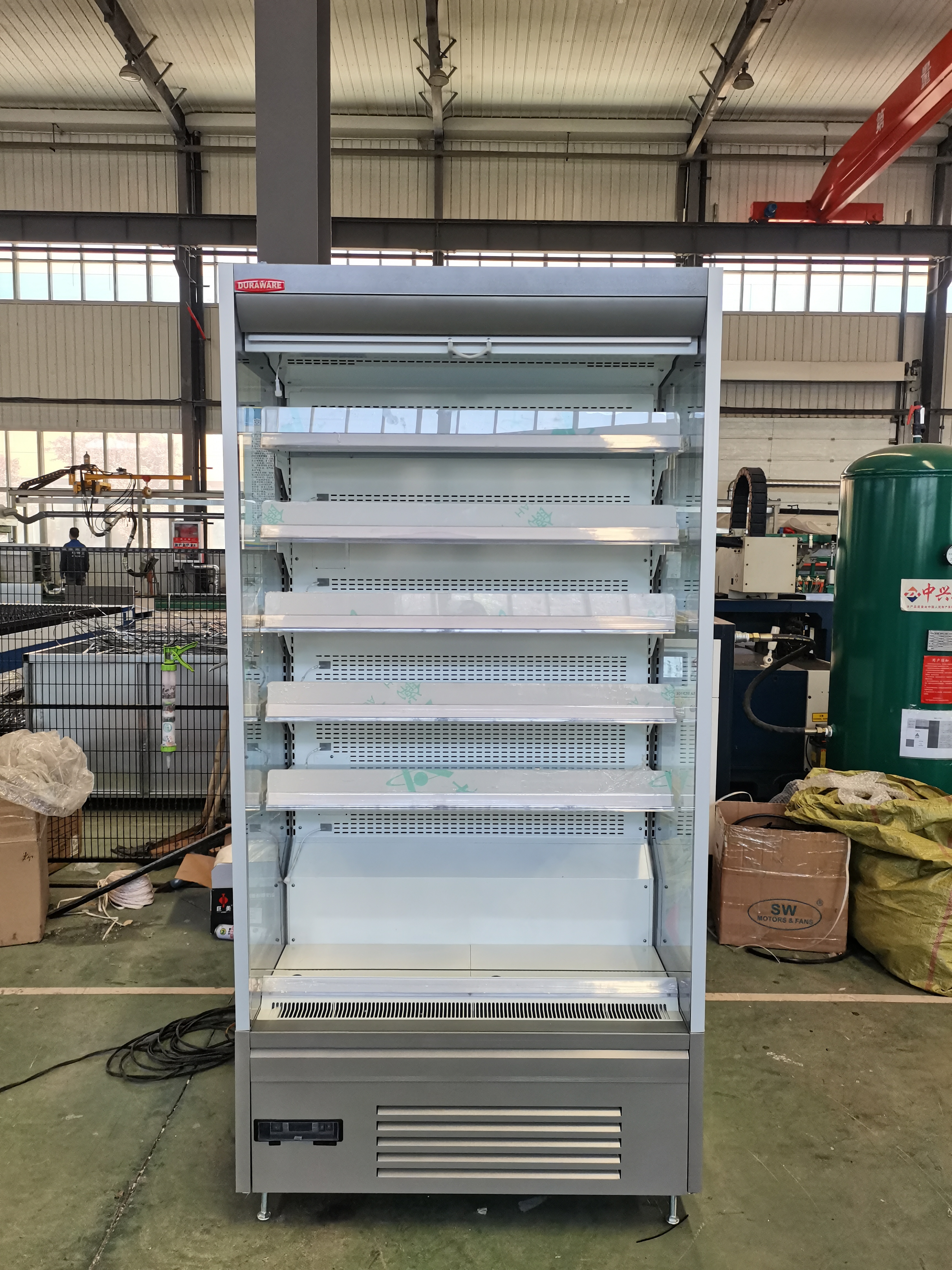 ELF 998mm Glass Door Self-Contained Display Refrigerator – 640mm Depth, 5 Shelves, LED, SAIWEI EC Fan, Low-E Glass