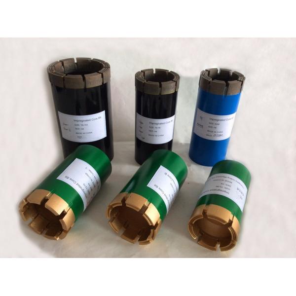 Corte rápido del diamante del cable metálico NQ3 y HQ3 de las brocas secas de la base y velocidad de la perforación