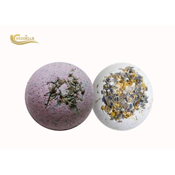 100g Dried Petal Bath Bomb , Packaging Gift Box Bath Bomb OEM Available