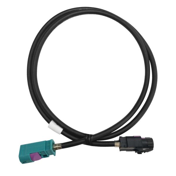 FAKRA coaxial durável HSD LVDS 4 Pin Cable, fêmea reta de HSD ao cabo masculino