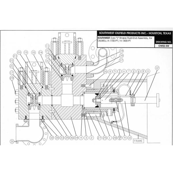 L MODULE FOR A-1400-PT, A-1700PT mud pump, EMSCO FB1600 mud pump, National EMSCO mud pump liner, Drillmec Mud pump, W446 mud pump, PZ7 mud pump, A850PT mud pump, A1400PT mud pump