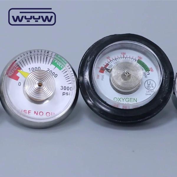 Analog Small Air Pressure Gauge Accuracy ±4% Scale Printed As Needed Display Type Analog