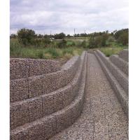 fio sextavado Mesh Gabion Rock Wall da durabilidade alta 4x1x1M que oxidam não