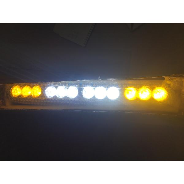 IP68 Straight 22 Inch Car Light Bar 120w High Bright Amber / White Color