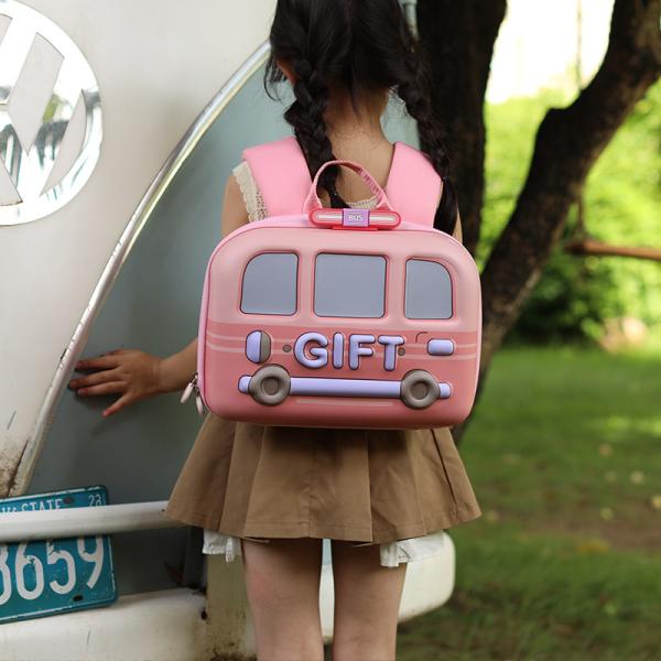 Unisex PVC Children's School Backpack for Girls Boys Cartoon Waterproof Kids School Bags