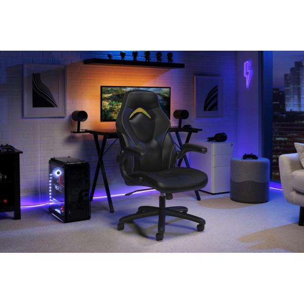 Leather Racing Style High Back Gaming Chair Ergonomic 360 Swivel PC Computer Desk Chair