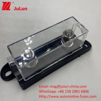 32V Waterproof Panel Mount ANM Bolt On Fuse Holder Block M8 Thick Base Clear PC Cover For Auto Vehicle Boat