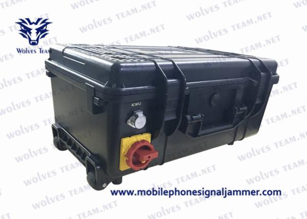 High Power Portable Vehicle Bomb Cell Phone Signal Jammer With DDS Convoy Jamming System