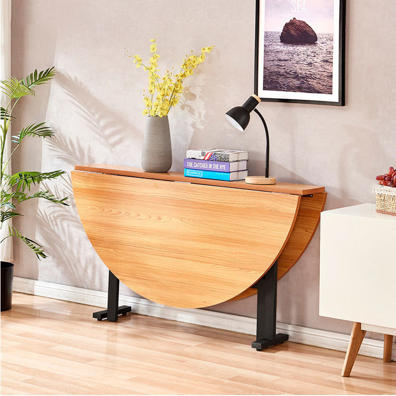 Classic Round Foldable Dinning Table with Storage Contemporary Dining Room Furniture