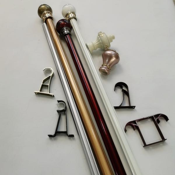 0.3mm 6,3 do ferro forjado do metal medidores de cortina Rod da tubulação