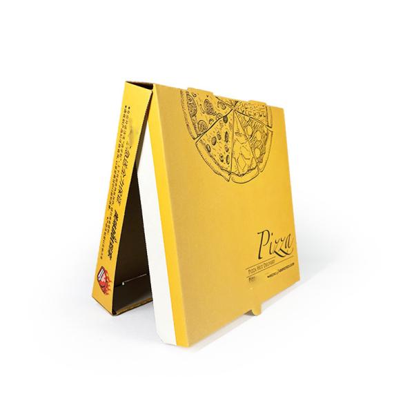 Kraft Paper Pizza Box for Food Container Package Gross Weight 0.500kg in Bulk