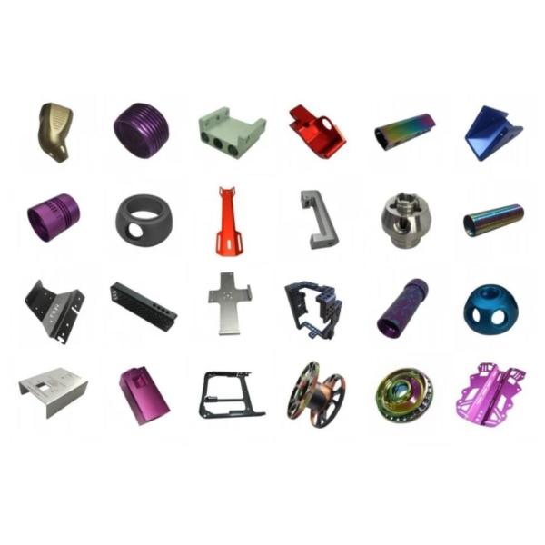 High Precision Customized Black Orange Anodized 606-T6 Aluminum Alloy CNC Machining Milling Parts