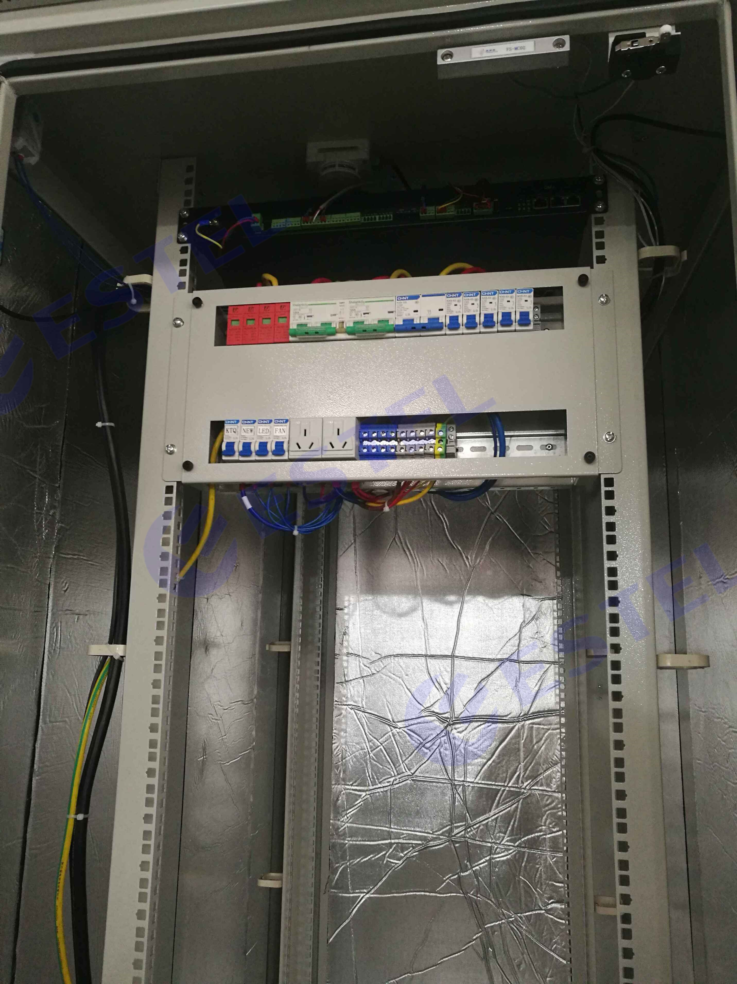 Выпрямитель тока телекоммуникаций рельса 5U DIN с 10 автоматами защити цепи пути