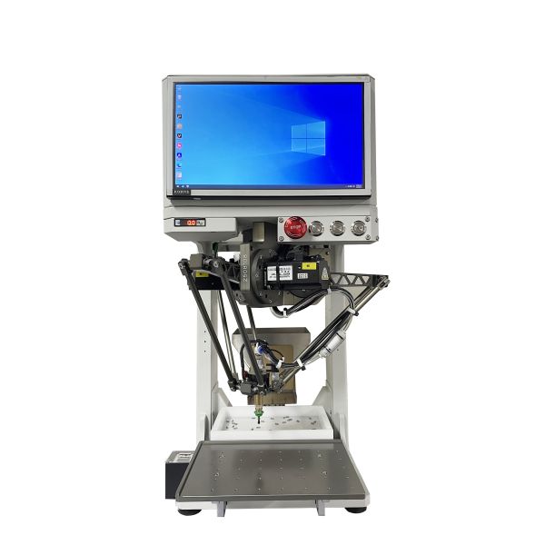 Desktop Robotic Delta Feeder Workstation Vibratory Sorter Small Parts Picking & Loading