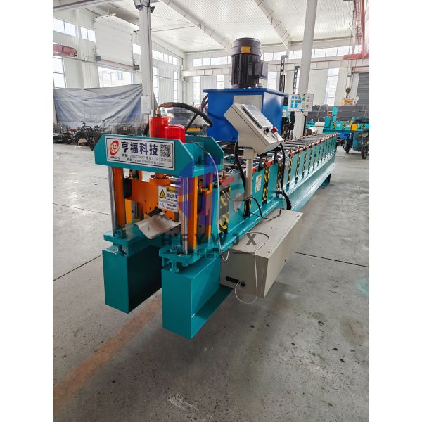 7.5 KW Servo Motor 460 Ridge Cap Roll Former  PLC Control 14 Rows Forming Stations