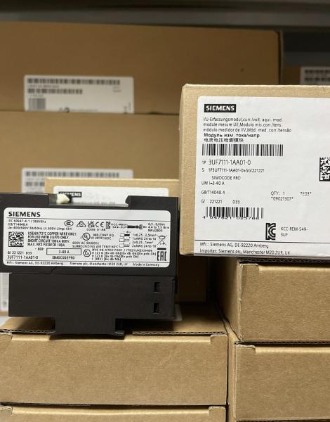 3UF7111-1AA01-0 Siemens Current Voltage Measurement Module Straight Through Transformer