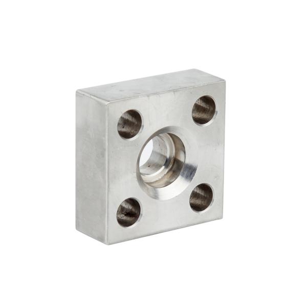 Weld Neck RF Stainless Steel Square Flange AISI B16.9 For Power Plant Pipeline