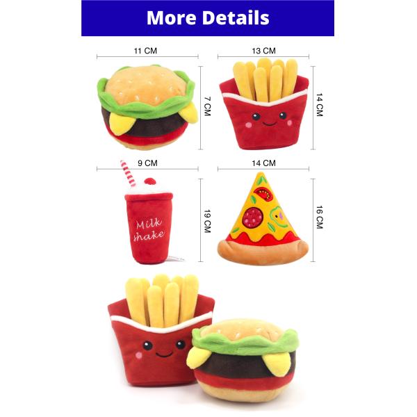 Dog Squeaky Plush Toys Durable Dog Chew Toys Interactive Stuffed Cotton Soft Toy