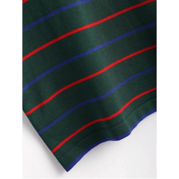 Custom Logo Stripe Cotton T Shirt Printing for Women