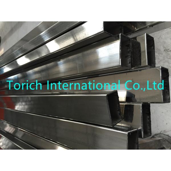 Tuyauterie rectangulaire de l'acier inoxydable 304 le millimètre de POIDS du but de structure 0,3 - 4,5