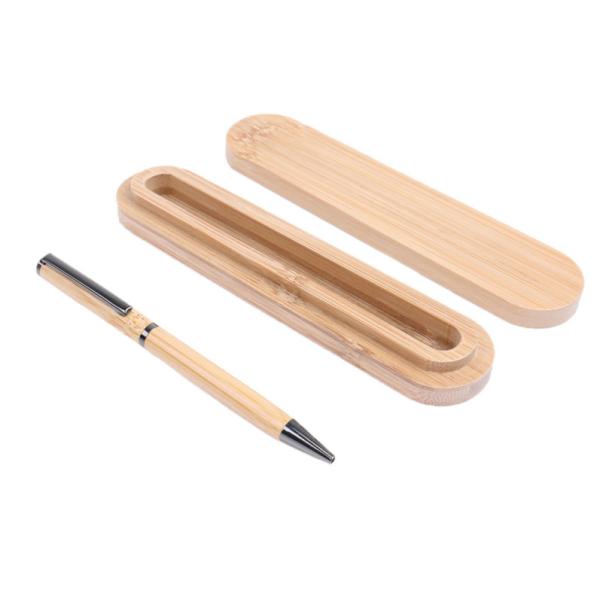Environmentally friendly pen bamboo advertising pens with gift box,bamboo pen with laser logo
