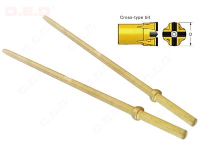 Hexagonal Hollow Steel Tapered Drill Rod H22 H25 Rock Drilling Tools Customized Size