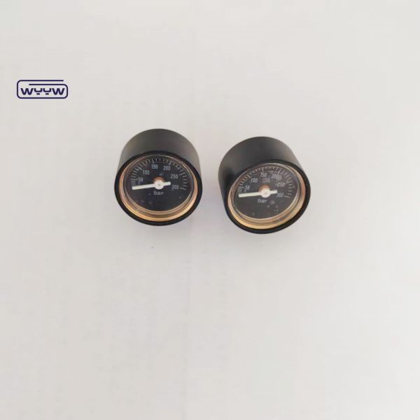 30mm 300 Bar Steel Case Mini Pressure Gauge Manometer for Airgun
