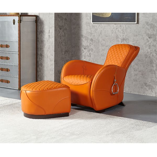 Nidea #8810 Aviator Retro Industrial Chaise Lounge Chair with Cooling Feature for Living Room Bedroom Home Furniture