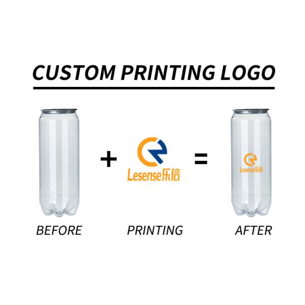 Food Grade 300ml OEM PET Plastic Beverage Bottles With Snap Lid