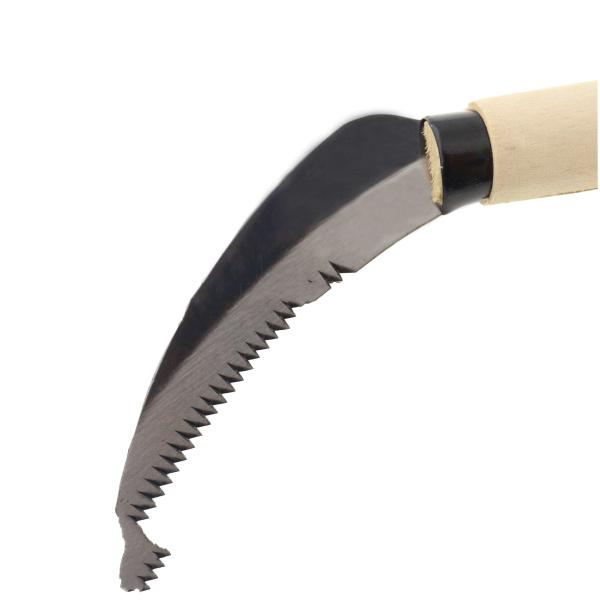 120pcs/ Carton Stainless Steel Serrated Sickle 0.3mm 10in Cleaning Grass Sickle